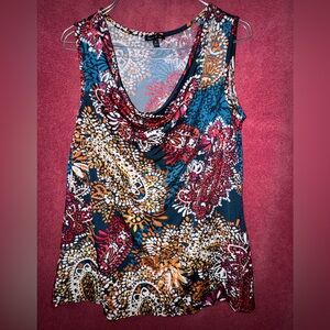 Sami & Jo Multicolor Paisley Tank Top